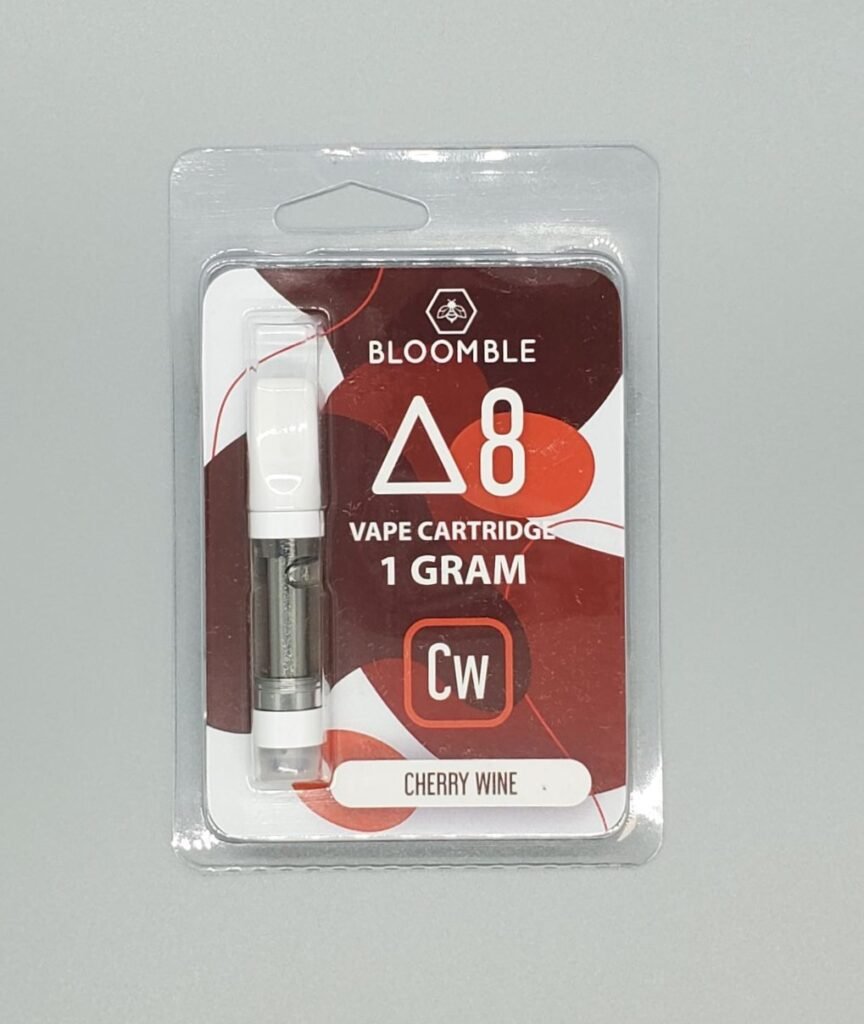 Bloomble Delta-8 1ml 1g Vape Cart Cherry Wine