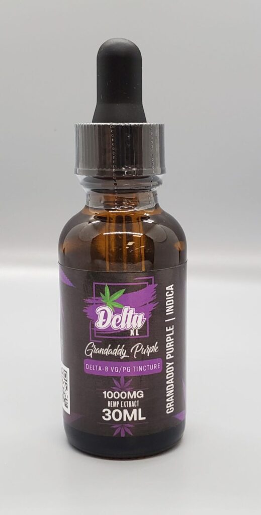Delta xl 30ml 1000mg Delta-8 Vape Juice Grandaddy Purple indica