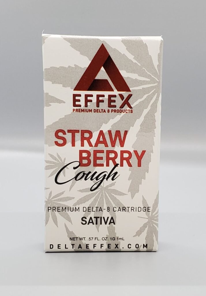 Extrax Delta-8 1g Vape Cart Sativa Strawberry Cough