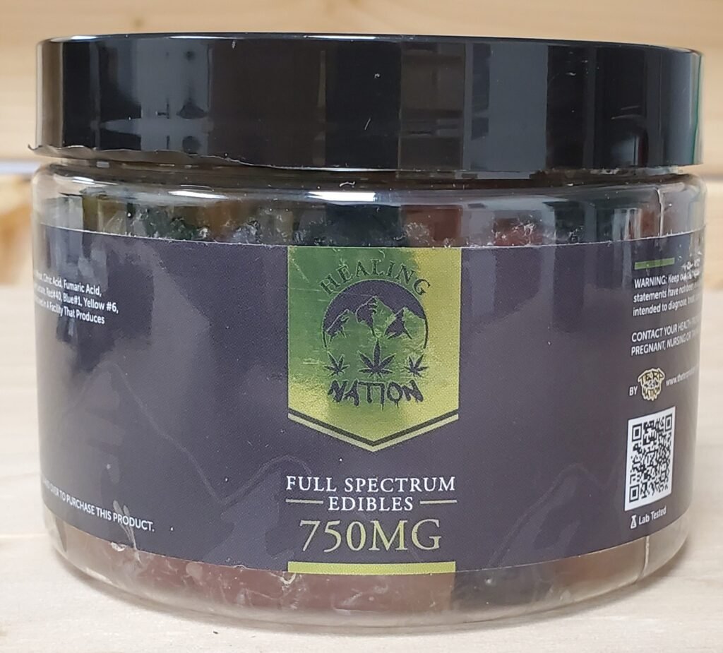 Healing Nation Full Spectrum Gummies 750mg
