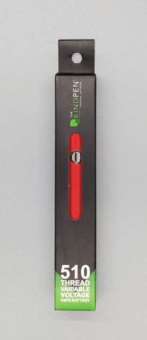 Kind 510 Thread Micro USB Variable Voltage Vape Battery Red