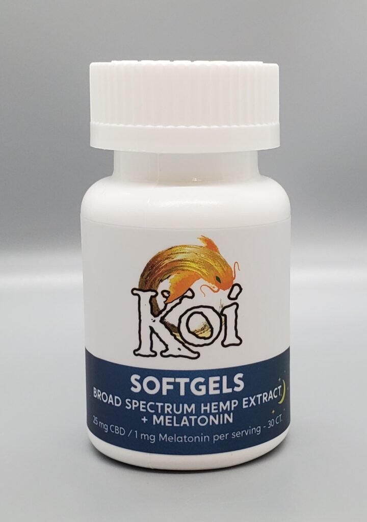 Koi Broad Spectrum 25mg CBD Nighttime Softgels 30ct