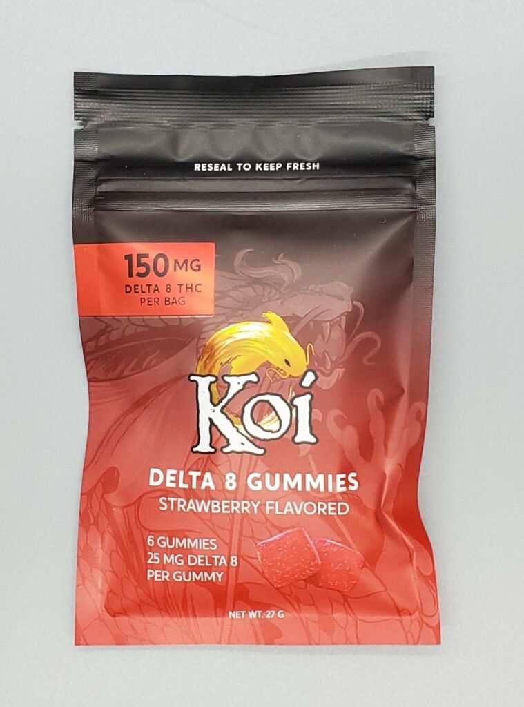 Koi Delta-8 150mg 6 piece Gummy Strawberry