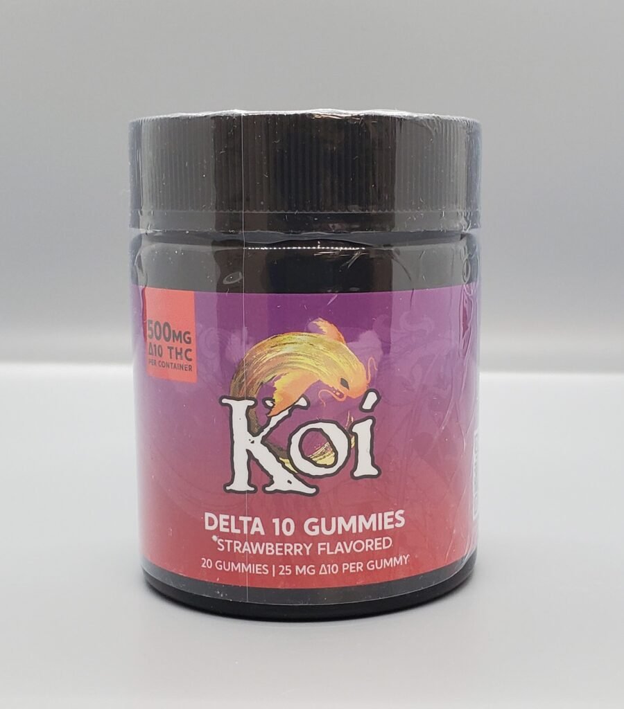 Koi Delta 10 25mg gummies 20ct Strawberry