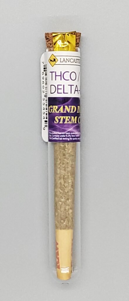 Lancaster County Cannabis THCO 1g Pre Roll 10% Grand Daddy Stem Cell