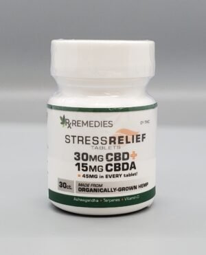 Rx Remedies CBD/CBDA Stress Relief Tablets 45mg 30ct