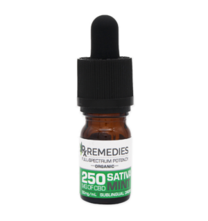 Sublingual drops  Sativa 250mg 5ml Peppermint
