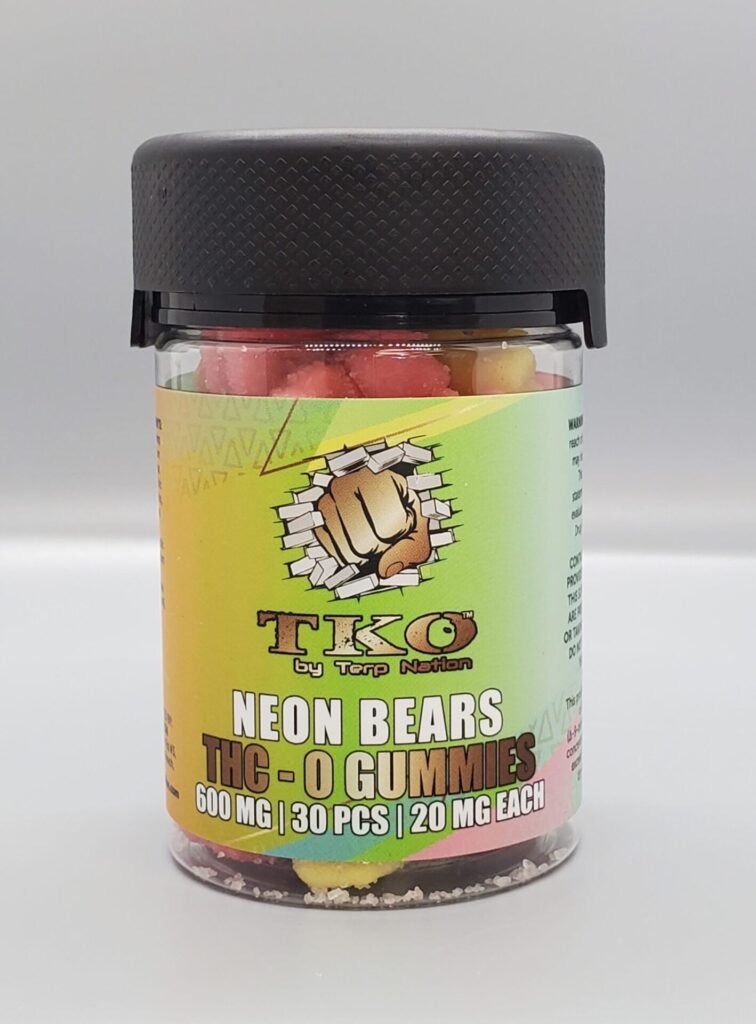 TKO THC-O 600mg 30ct Neon Bears