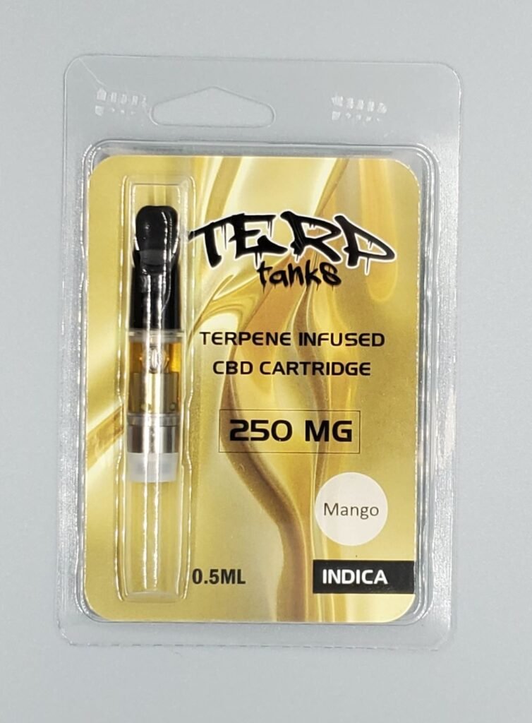 Terp Tanks 250mg CBD Vape Cartridge Indica