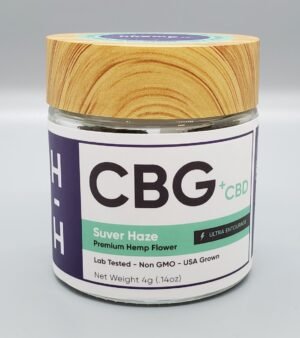 hhemp CBG+CBD Flower 4g Suver Haze
