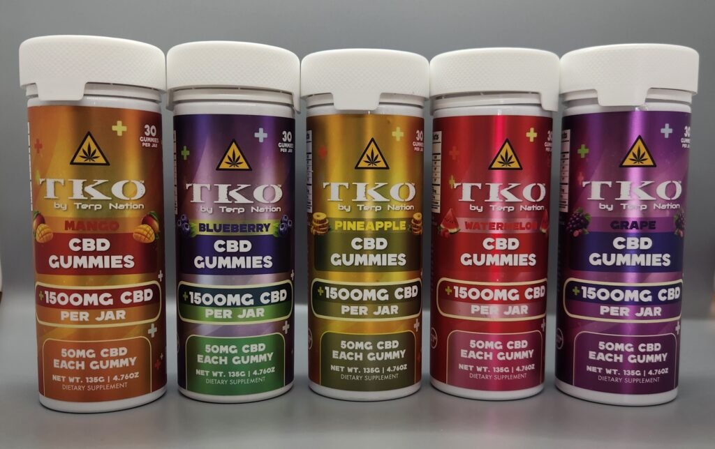 TKO Full Spectrum CBD Gummies 1500mg 30ct